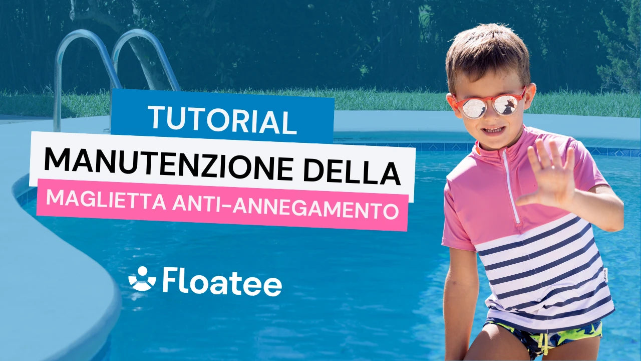 Carica il video: Floatee tee-shirt anti-noyade tutoriel entretien